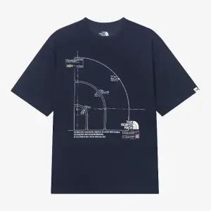 [노스페이스]반팔티 JQS NT7UR11L 돔 로고 반팔 라운드티 / DARK_NAVY