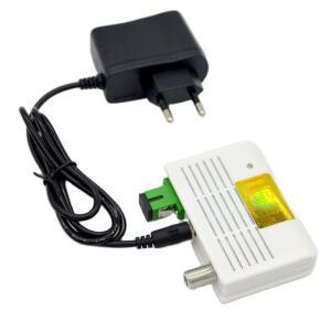 SC/APC CATV 광수신기 FTTH 광섬유-가정용 AGC 초저 수신기, 1550nm 파장 인치 F 출력 전용,