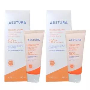 [1+1]에스트라 더마UV365 톤업 선크림 40ml 레드진정