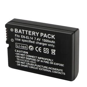 세라구 1500mah EN-EL14a EL14 카메라 배터리 니콘 P7000 D3100 용