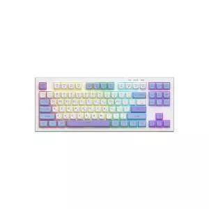 COX CMK87 저소음 멤브레인 키보드 바이올렛