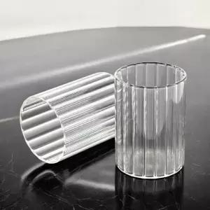 7day 플리츠 내열 유리컵 2p세트 230ml 베이직 글라스 [BZU62547]