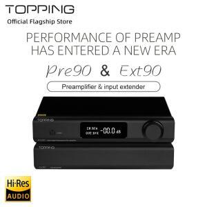 TOPPING Pre90 프리앰프 또는 Ext90 입력 확장기 고해상도 오디오 초고 NFCA 모듈 AMP RCA/XLR 출력