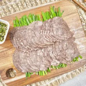 고기쟁이 삶은 소 아롱사태 수육 500g 소포장 진공포장 곰탕용 전골 냉면 고명