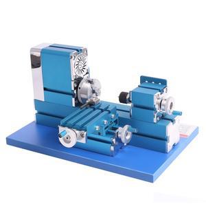 DIY 미니 금속 목재 선반 기계 모델 도구, 목공 전동 공구 AC100 ~ 240V, 36W, 20000rmin 모터