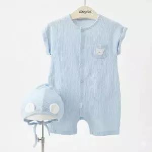 [압소바](하남점)(26년 S/S 출산,백일선물 ) 아크베 무소 우주복(모자) ((블루))/A1310614
