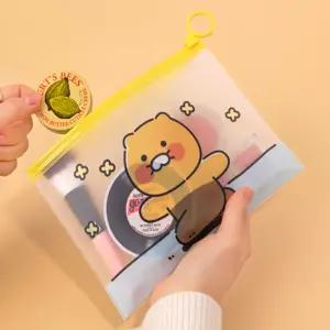 J&L 카카오프렌즈 춘식이-꽃길 PVC 파우치 (1개입) 예쁜문구류