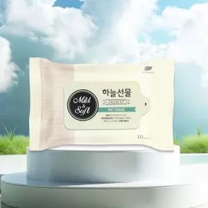 하늘선물 물티슈 휴대형 10매 1개