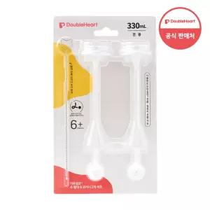 더블하트 이유실감 추빨대&브러시세트 330ml 전용 2개입