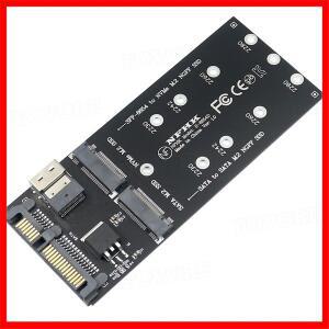 PC 데스크탑 메인보드용 SATA M2 어댑터 SFF-8654 to NVME SSD 컨버터, 22 핀 확장 카드