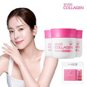 에버콜라겐 인앤업 비오틴 업 6주분, 3개 + 증정 (마시는콜라겐 샤인글로우, 1개+쇼핑백)