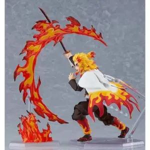 귀멸의칼날 Rengoku Kyoujurou figma 553 관절 이동식 애니메이션 액션 피규어 14CM