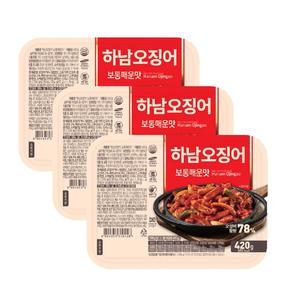하남오징어 보통매운맛, 420g, 3개