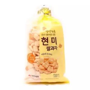마트코리아) 현미쌀과자 250g(1박 12개입) 크래커 비스켓 비스킷 주전부리 로만든 스낵
