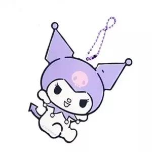 산리오 쿠로미 아크릴 손거울 학생거울 키고리 가방키링 휴대용거울 파우치거울
