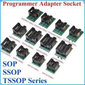 SOP8/SOP14/SOP16/SOP20/SOP28/TSSOP8/TSSOP16/TSSOP20/TSSOP28 TO DIP 프로그래머 어댑터 소켓 150MIL 208