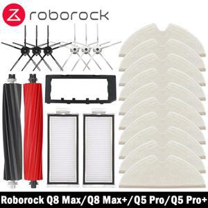Roborock Q8 Max Q5 Pro 로봇 진공 청소기 액세서리 메인 브러시 커버 Hepa 필터  패드 예비 부품