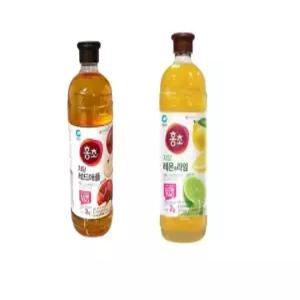 홍초 저당 1.5L 2개(레몬라임 1.5L + 레드애플 1.5L)