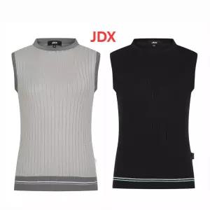 제이디엑스 [JDX 여성골프 조직 포인트 니트 베스트 X1SVW5361BK_IC
