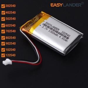 JST SH1.0 3핀 302540 3.7V 300mAh 리튬 이온 폴리머 배터리