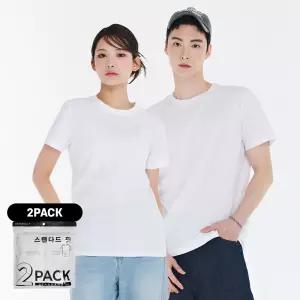 [체이스컬트] [2color] 스탠다드핏 2pack 반팔(85~115size)