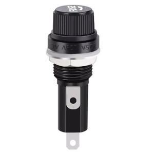 12MM 장착 구멍 VCQ 5 x 20 10A 250V 나사 캡 패널 퓨즈 홀더