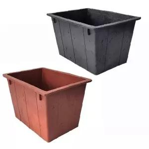 텃밭 화분 사각 대형 고무 재질 채소 재배 베란다 옥상 정원 가꾸기