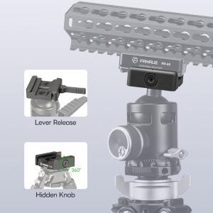 호환 FANAUE 퀵 릴리스 레버 클램프 호환 Arca Swiss/RRS Dovetail-바이포드 삼각대용 Picatinny 어댑터