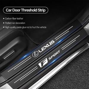 렉서스 ES350 LS400 RX330 IS300h RX400h GS300 LX570 LS460용 1/4/5개 자동차 도어 실 스커프 플레이트 장