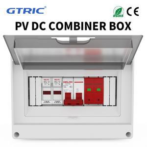 GTRIC 태양광 PV DC 결합기 박스 8방향 서지 및 낙뢰 보호 기능 포함 1000V 퓨즈 MCB 6-63A HT 방수 IP65