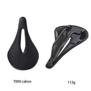 S-works 같은 스타일 초경량 T800 탄소 섬유  PU 가죽 MTB 도로 자전거 시트 쿠션79mm/113g