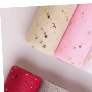 망사포장지 꽃포장 DIY 선물 별 꽃다발 장식