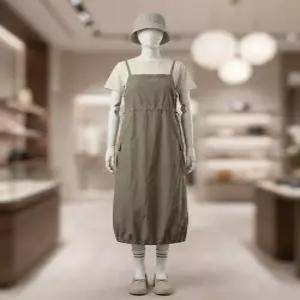 스노우피크어패럴 snowpeakapparel 타슬란 슬리브리스 원피스 (S25MWLOP51) Khaki