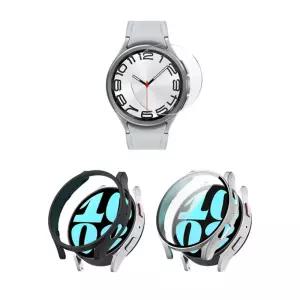 갤럭시워치6 클래식 47MM 하드 케이스+강화유리 필름 AVm5+6Wbd