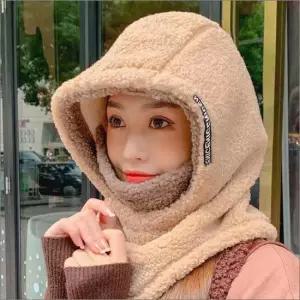 방한 후드워머 여자 모자 마스크 바라클라바 따뜻한 뽀글이