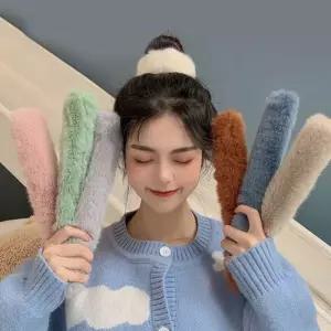 [룽스_61]원터치 당고 올림머리 묶음머리 페이크퍼