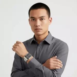 카시오 패세라 AQ-800E-1ADF AQ-800E-1A) 아날로그 디지털 스퀘어 빈티지 레트로 공용 메탈시계