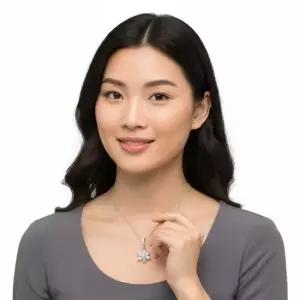 판도라 패세라 792382C01 스파클링 허바리움 클러스터 펜던트 겸 댕글 실버 참