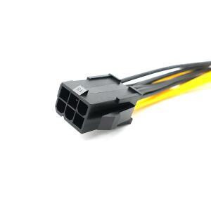 6핀 PCI Express-듀얼 8(6+2)핀 전원 케이블 20cm 마더보드 그래픽 카드 GPU 데이터 분배기