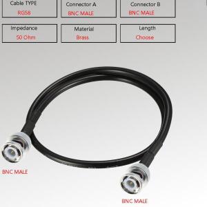 RG58 BNC 수커넥터 Q9 압착 커넥터 로트 RF 동축 점퍼케이블 점퍼 50ohm 케이블