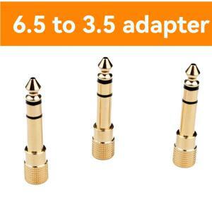 FDBRO 금도금 플러그 커넥터 오디오 잭 6.5mm 수 암 스테레오 어댑터 마이크 변환기 Aux 케이블