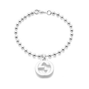 [ GUCCIYBA479226001 (479226 J8400 8106) 공용 인터로킹 실버 팔찌