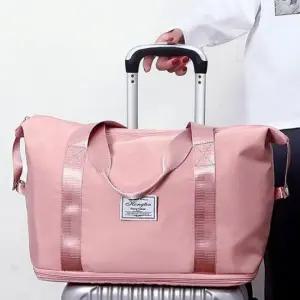 태슬사각숄더백 확장형 여행용 방수 스포츠 가방 숄더백 남녀공용 백팩