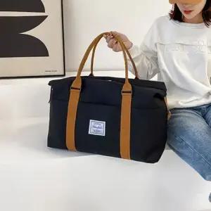 트래블백 캔버스 보스턴백 여행용 미니 짐가방