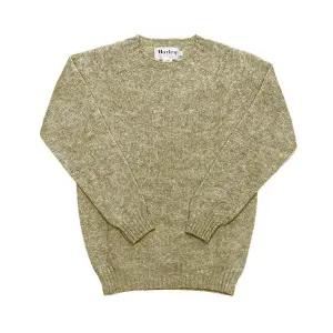 [할리오브스코틀랜드] 남성 SHAGGY 라운드 니트(M3834 7 SHAGGY PEBBLE)