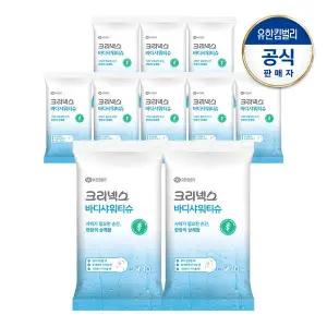 [크리넥스] 바디 샤워티슈 10매X10팩