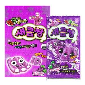 새콤짱 포도맛 7.5g 1박스 (24개입) 새콤젤리