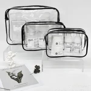 S) pvc 여행용 파우치 화장품 세면백 케이스 pvc파우치 미니파우치 pvc 비닐가방 비닐백