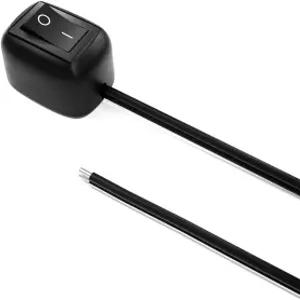 Jtron 자동차 DIY 스위치 물방울 모양 푸시 버튼 끄기/켜짐 DC 12V AC 250V/6A 125V/10A 표면 장착 안개등