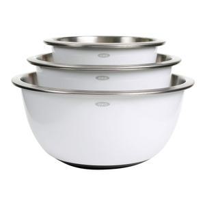 OXO 굿 그립 3 스테인리스 믹싱 볼 세트